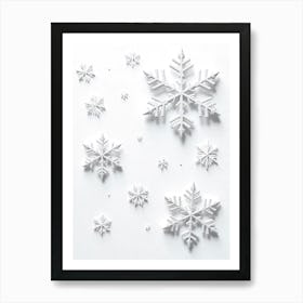 Snowflakes Art Print