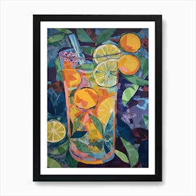 Long Island Tea Cocktail Oil Painting 4 Poster