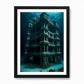 Underwater Palace-Reimagined 1 Art Print