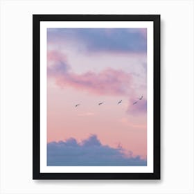 Pink Sky Art Print