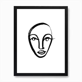 Face 4 Art Print