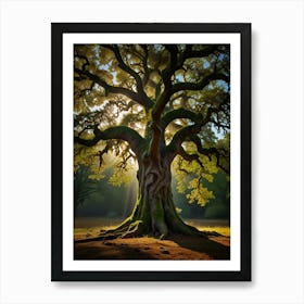 Old Oak Tree 1 Art Print