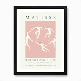 Matisse Abstract Dance Print Pink Art Print