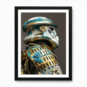 Stormtropper As A Vintagepunk Samurai 08 Art Print