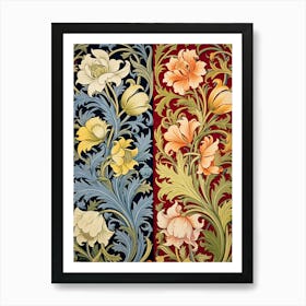 Floral Pattern By William Morris Art Print