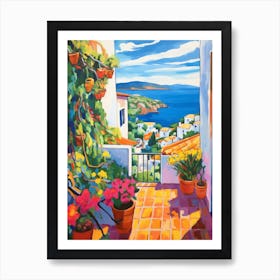 Capri Italy 3 Fauvist Painting Art Print