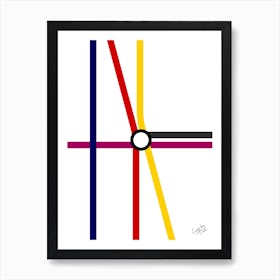 New York Times Square 42nd Street Subway Art Print