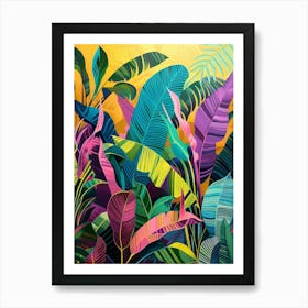 Tropical Jungle Art Print