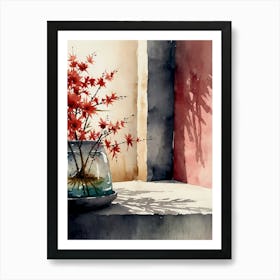 Flowers In A Vase 39 Art Print