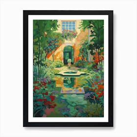 Hidcote Manor Garden, United Kingdom, Painting 4 Art Print