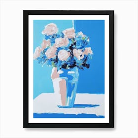 Roses In A Vase 2 Art Print