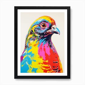 Andy Warhol Style Bird Grouse 4 Art Print