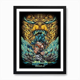 Dragon Ball Anime Poster 2 Art Print