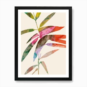 Watercolor Of A Plant Art Print Art Print