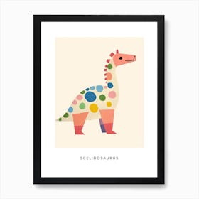 Nursery Dinosaur Art Scelidosaurus 5 Poster Art Print