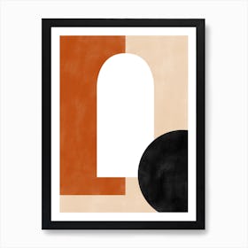 Abstract Arches Poster  Art Print