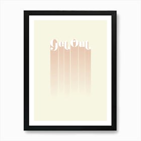 Get Out Art Print