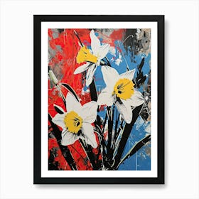 Daffodils, Pop Art Art Print