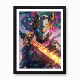 Samurai Warrior Art Print