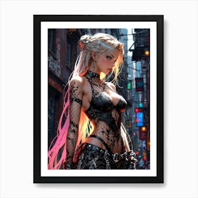 Gothic Girl 2 Art Print