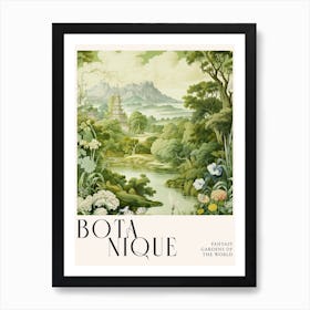 Botanique Fantasy Gardens Of The World 30 Art Print