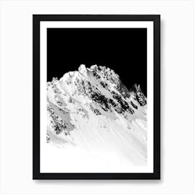 Snowy Mountain 2 Art Print
