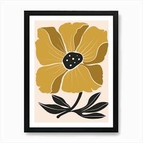 Yellow Poppy 3 Art Print