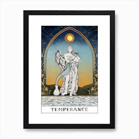 Temperance Tarot Print Art Print
