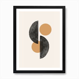 Balance Contemporary Shapes Art Print