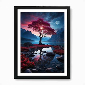 Lone Tree Art Print