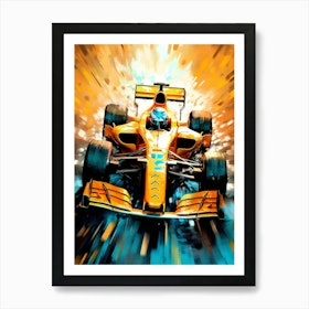 F1 Racing Car sport Art Print