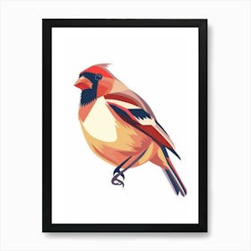 Cardinal Bird Art Print