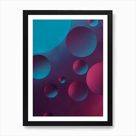 Abstract Circles Art Print