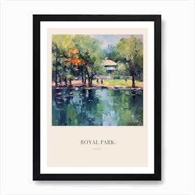Royal Park Kyoto 4 Vintage Cezanne Inspired Poster Art Print