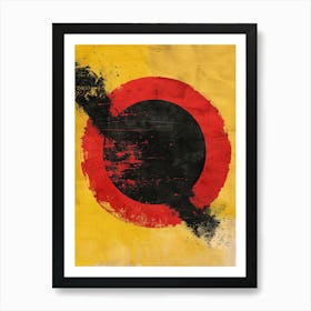 Black Circle Art Print