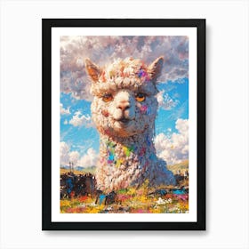 Llama 10 Art Print