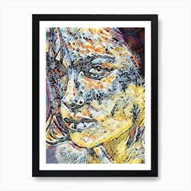 Portrait Of A Woman 46 Art Print