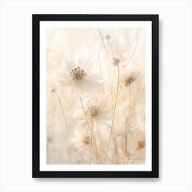 Boho Dried Flowers Love In A Mist Nigella 6 Art Print