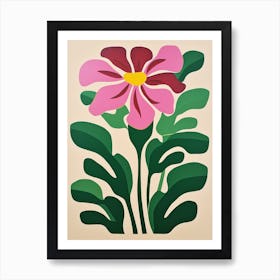 Cut Out Style Flower Art Orchid 3 Art Print