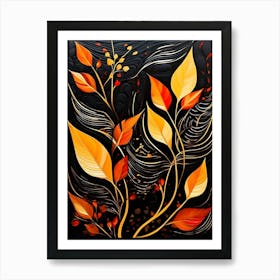 Autumn Leaves 83 Art Print