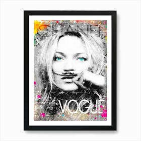 Vogue - Kate Moss Art Print