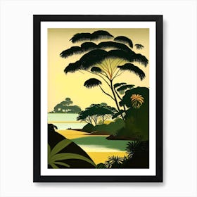 Mafia Island Tanzania Rousseau Inspired Tropical Destination Art Print