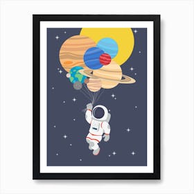 Astronaut Art Print