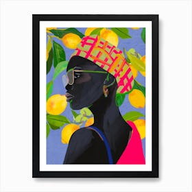 Girl Portrait 8 Art Print