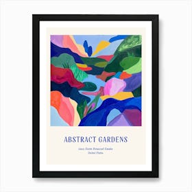 Colourful Gardens Lewis Ginter Botanical Garden Usa 3 Blue Poster Art Print