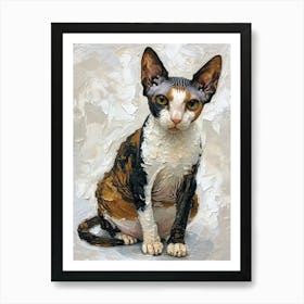 Cornish Rex Painting 4 Art Print