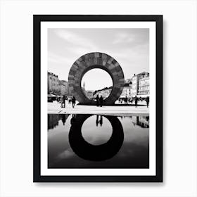 Split, Croatia, Mediterranean Black And White Photography Analogue 2 Art Print