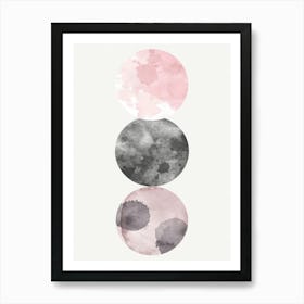 Watercolor Splatters 13 Art Print