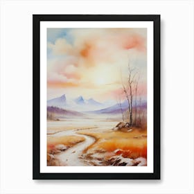 Landscape Painting 6 Art Print