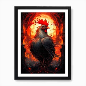 Rooster Art Print